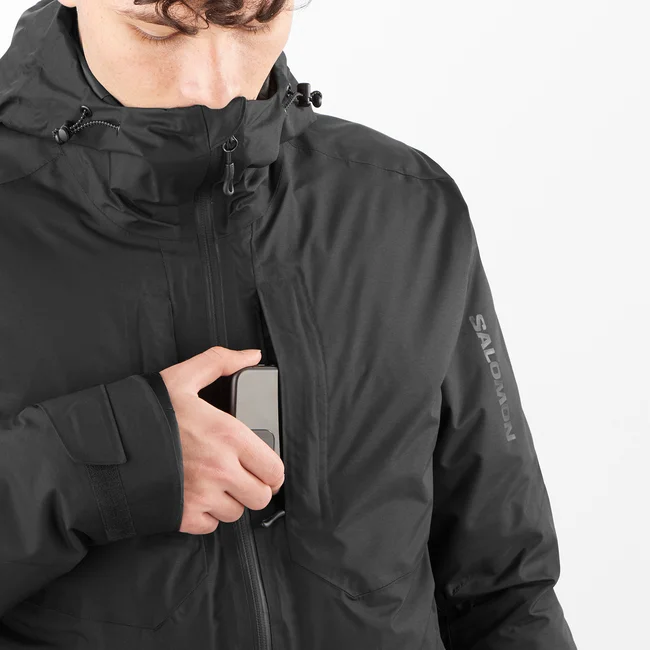 PATROLLER 3-IN-1 DOWN  Doudoune à capuche pour homme DEEPBLACK