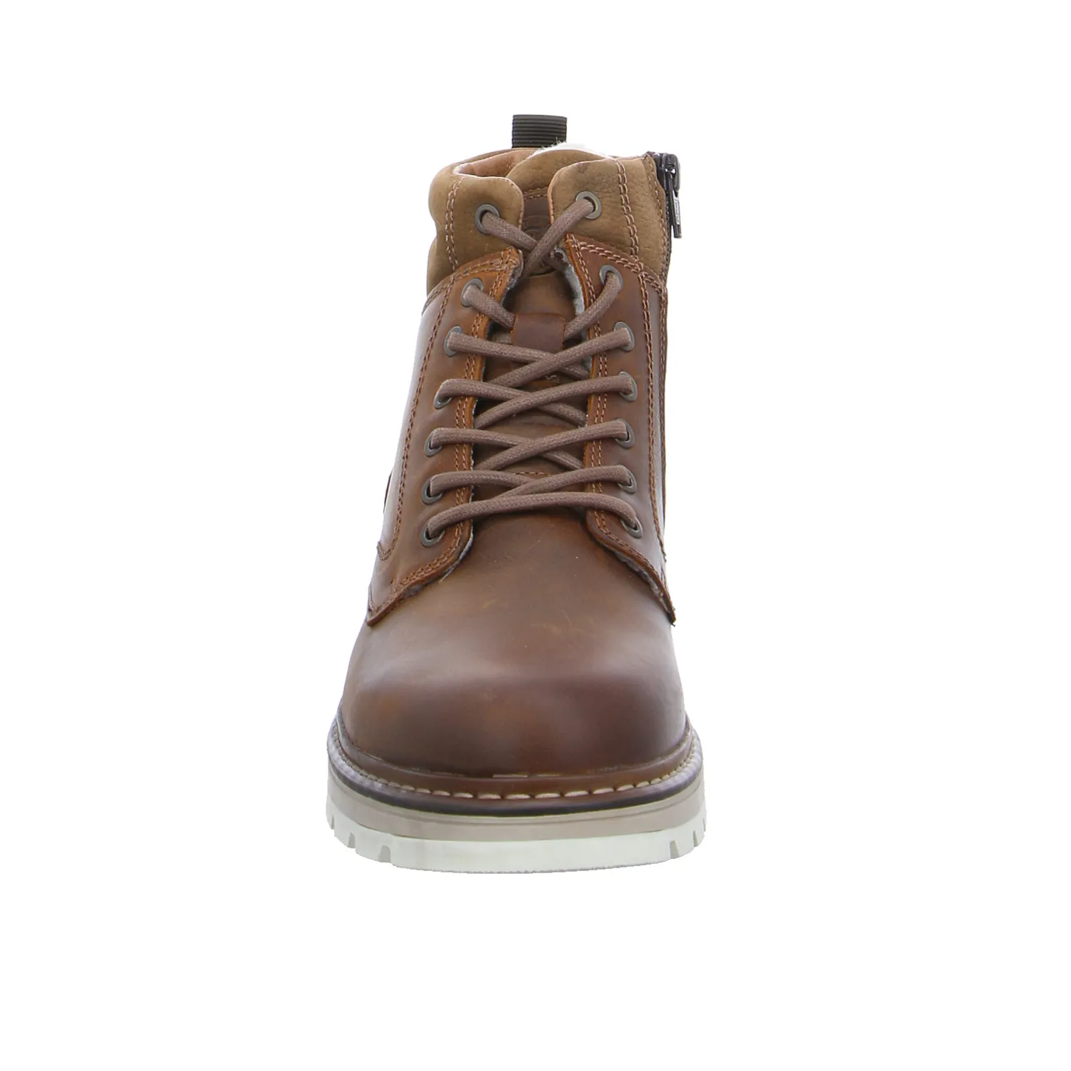 Winter-Boots Braun Leder