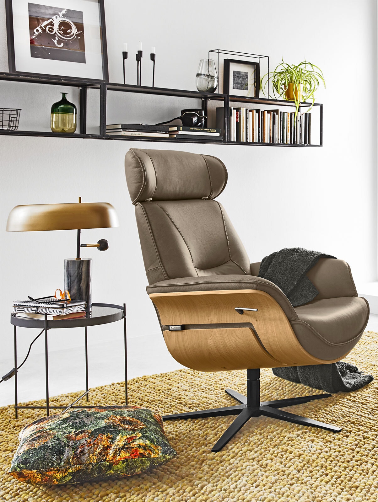 Musterring Sessel MR276 Leder Rodeo macchiato