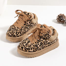 Cozy chunky sneakers - leopard