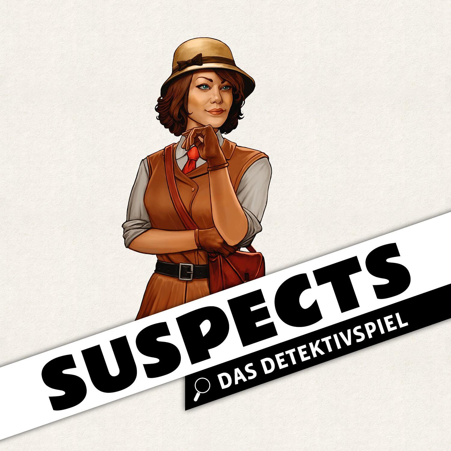 Detektivspiel SUSPECTS - MÖRDERISCHER MARATHON in bunt
