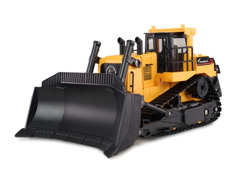 Amewi Bulldozer 1:24, RTR Kleine, ferngesteuerte Planierraupe im Massstab 1:24