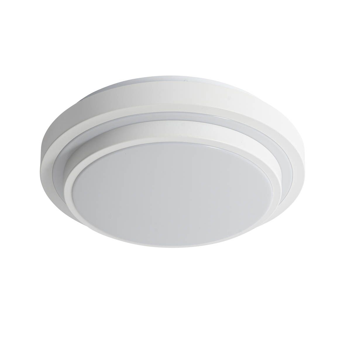 Moderne plafondlamp wit 35 cm IP44 - Walden