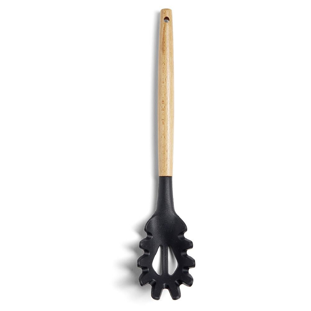 Cuillère à spaghetti en silicone avec manche en bois L.31cm