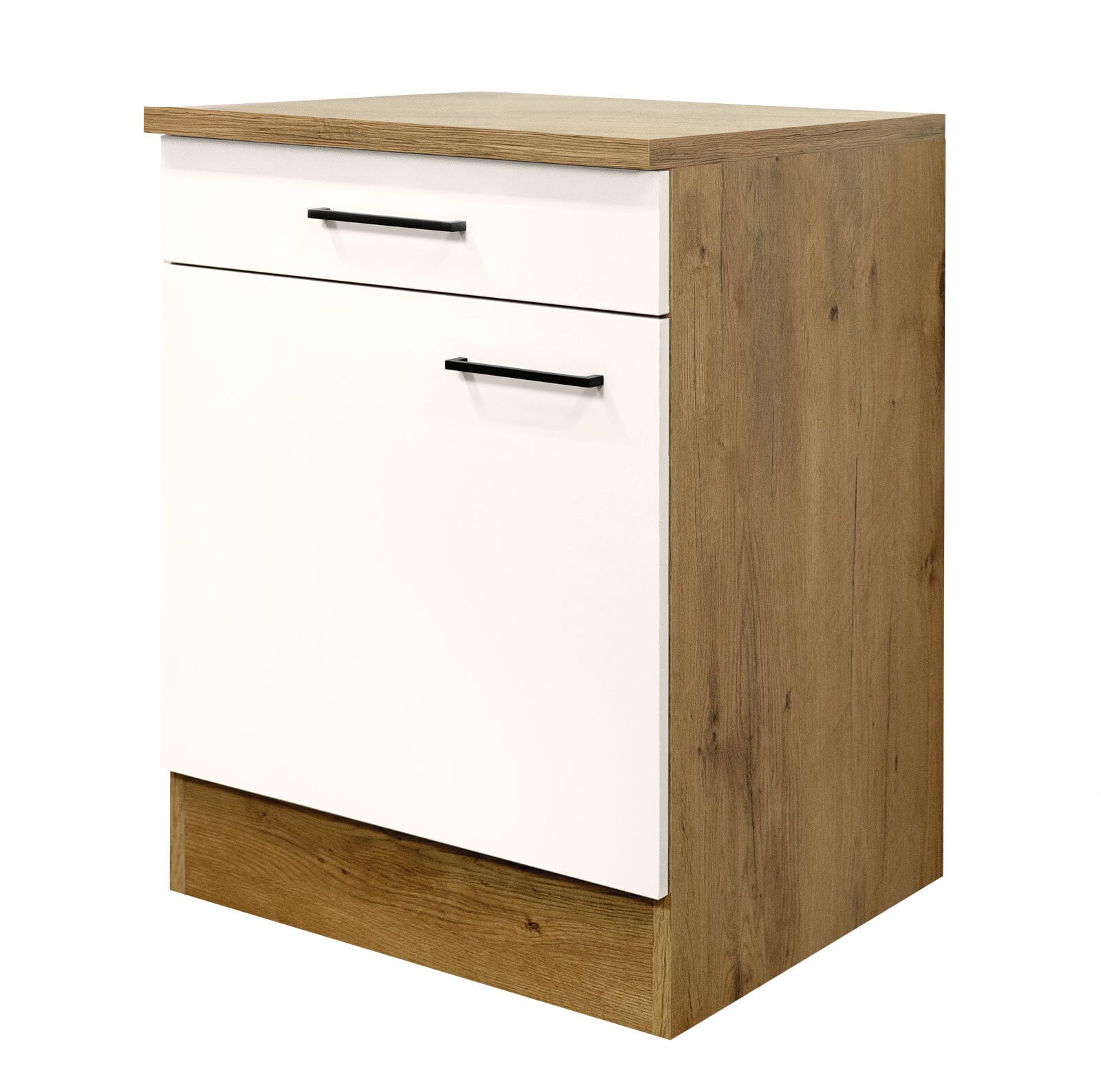 Unterschrank Avila Magnolia matt/Lancelot Oak ca. 60cm