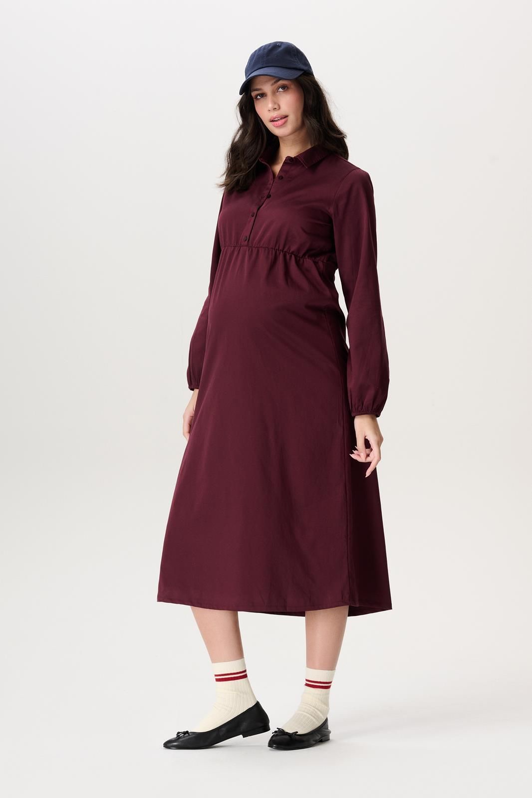 Noppies Maternity Jurk met voedingsfunctie Odda - Fig