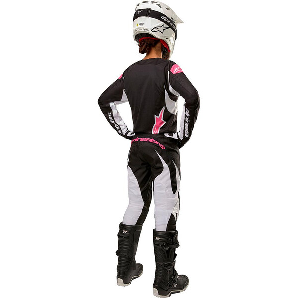 Alpinestars - Pantalon Stella Fluid Noir / Blanc / Rose