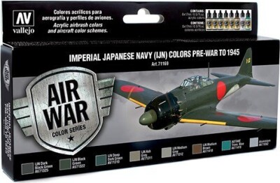 Vallejo - Model Air Maling Sæt - Imperial Japanese Navy - 8X17 ML