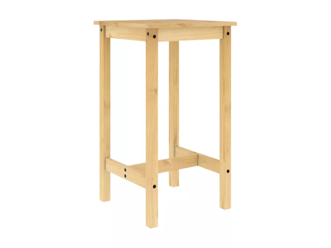 Ensemble de bar 3 pcs Bois de pin massif