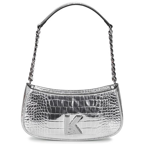 Karl Lagerfeld - K/KAMEO SHOULDERBAG CROC Plata