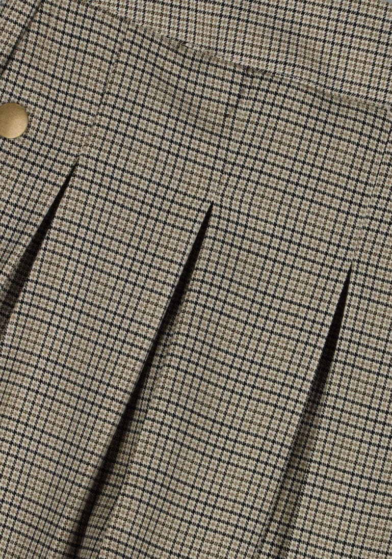 INDIAN BLUE JEANS beige indian blue jeans minirok check skirt
