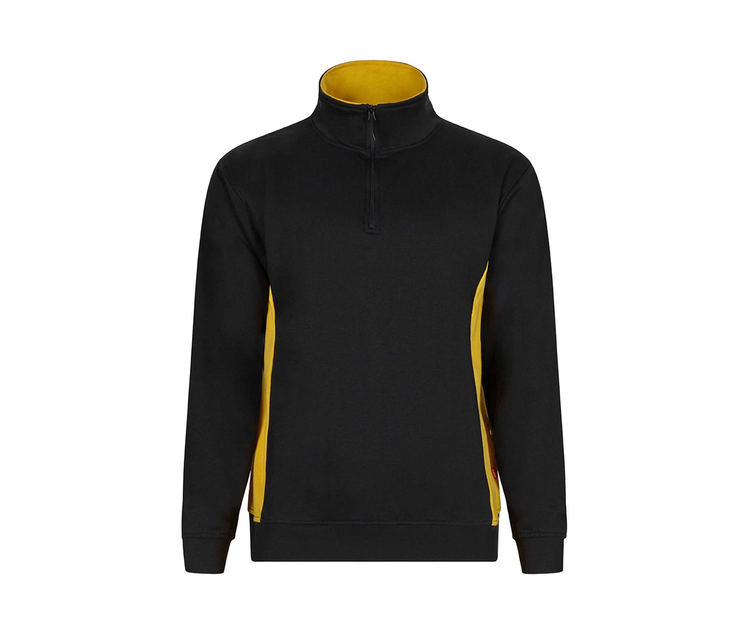 VELILLA V5704 - Sweat bicolore col zippé