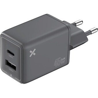 Chargeur pour téléphone mobile Wefix Pro CHARGEUR SECTEUR GaN 45W USB-C & USB-A