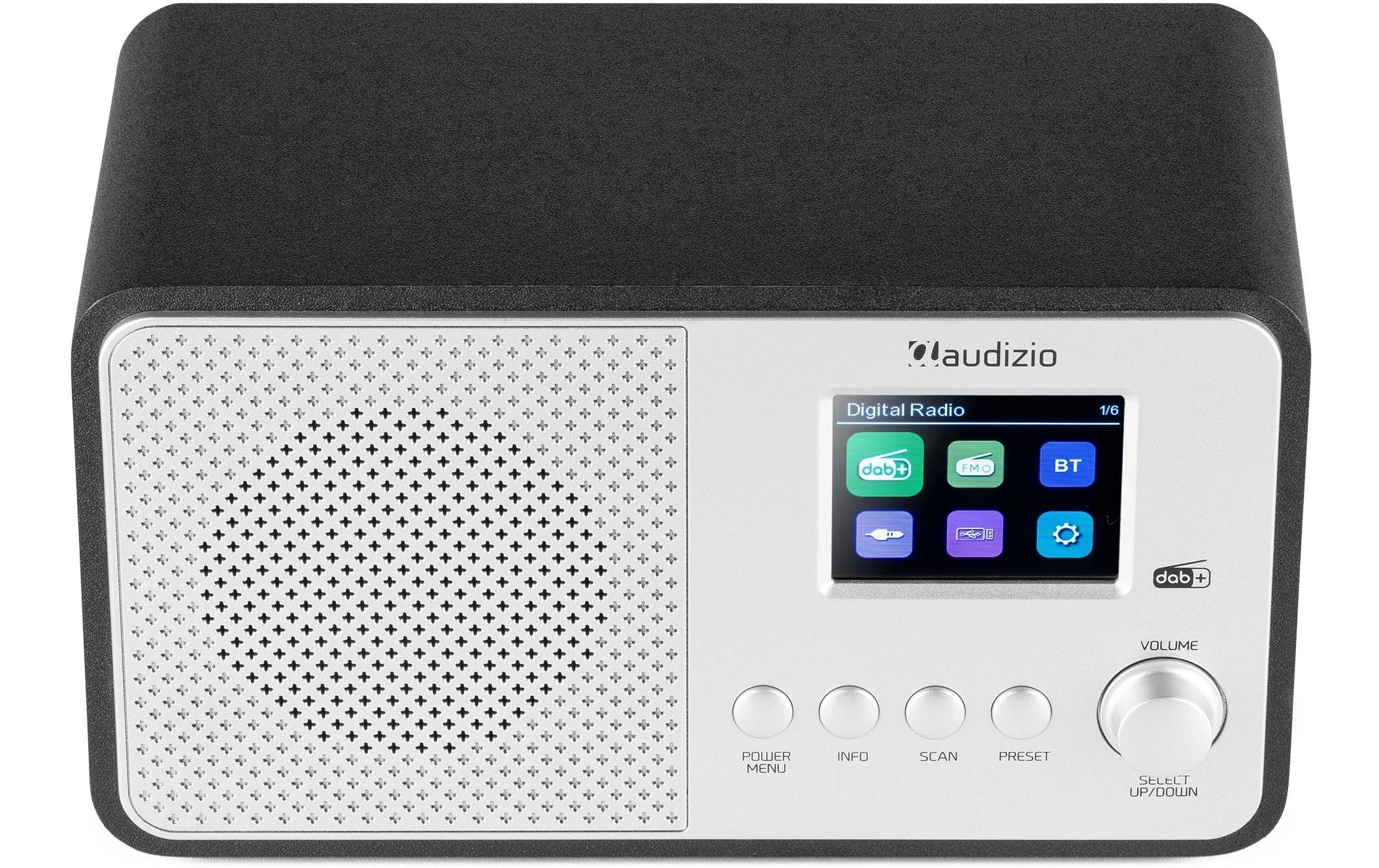 DAB+ Radio Avio SilberDAB+ Radio mit Bluetooth