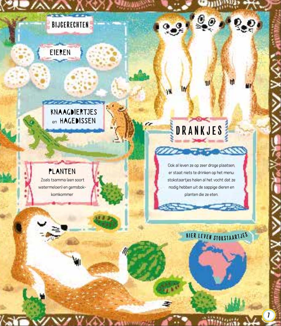 Uitgeverij lemniscaat menu’s voor stokstaartjes