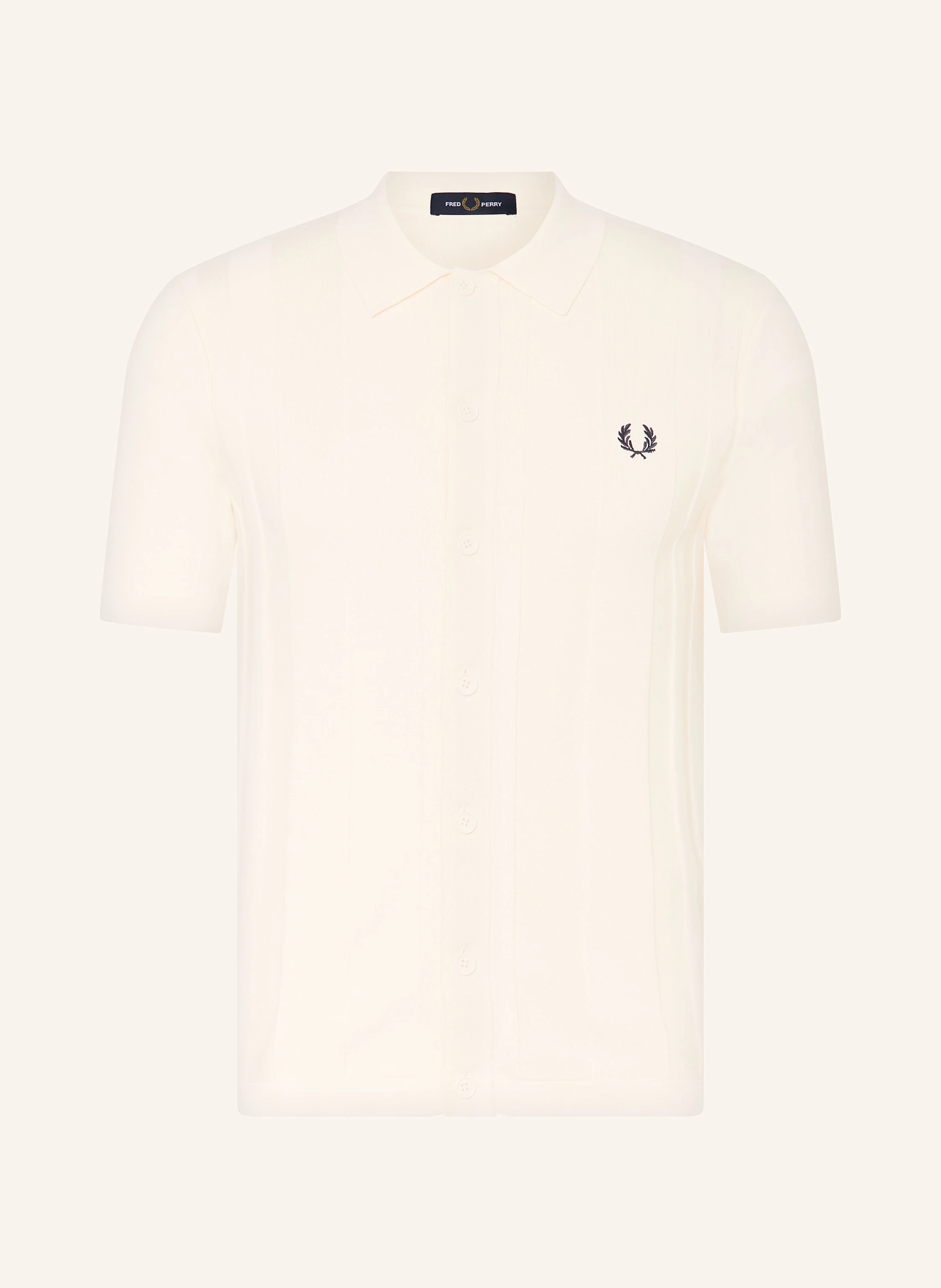 FRED PERRY Strickhemd Regular Fit