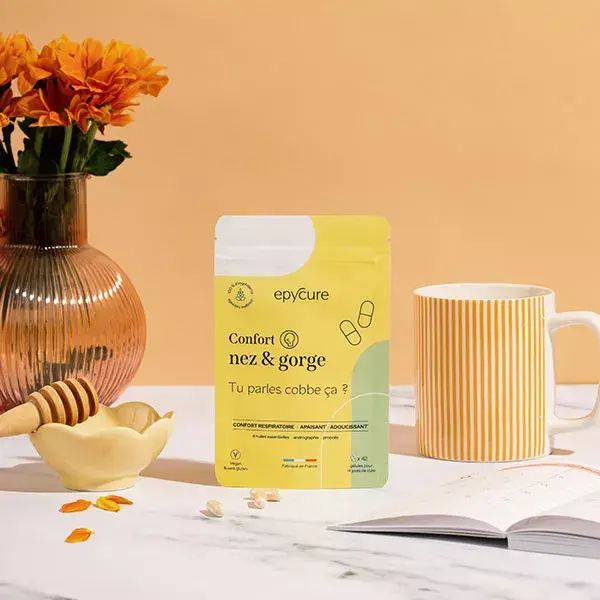 Epycure Vitalité Cure Confort Nez & Gorge Contre Symptômes du Rhume 42 gélules