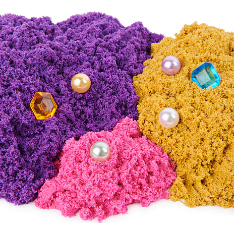 Kinetic Sand havfrue krystal legesæt