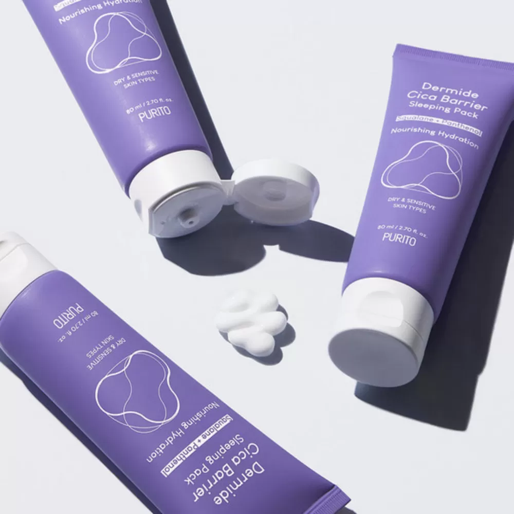Purito Dermide Cica Barrier Sleeping Pack - 80 ml.