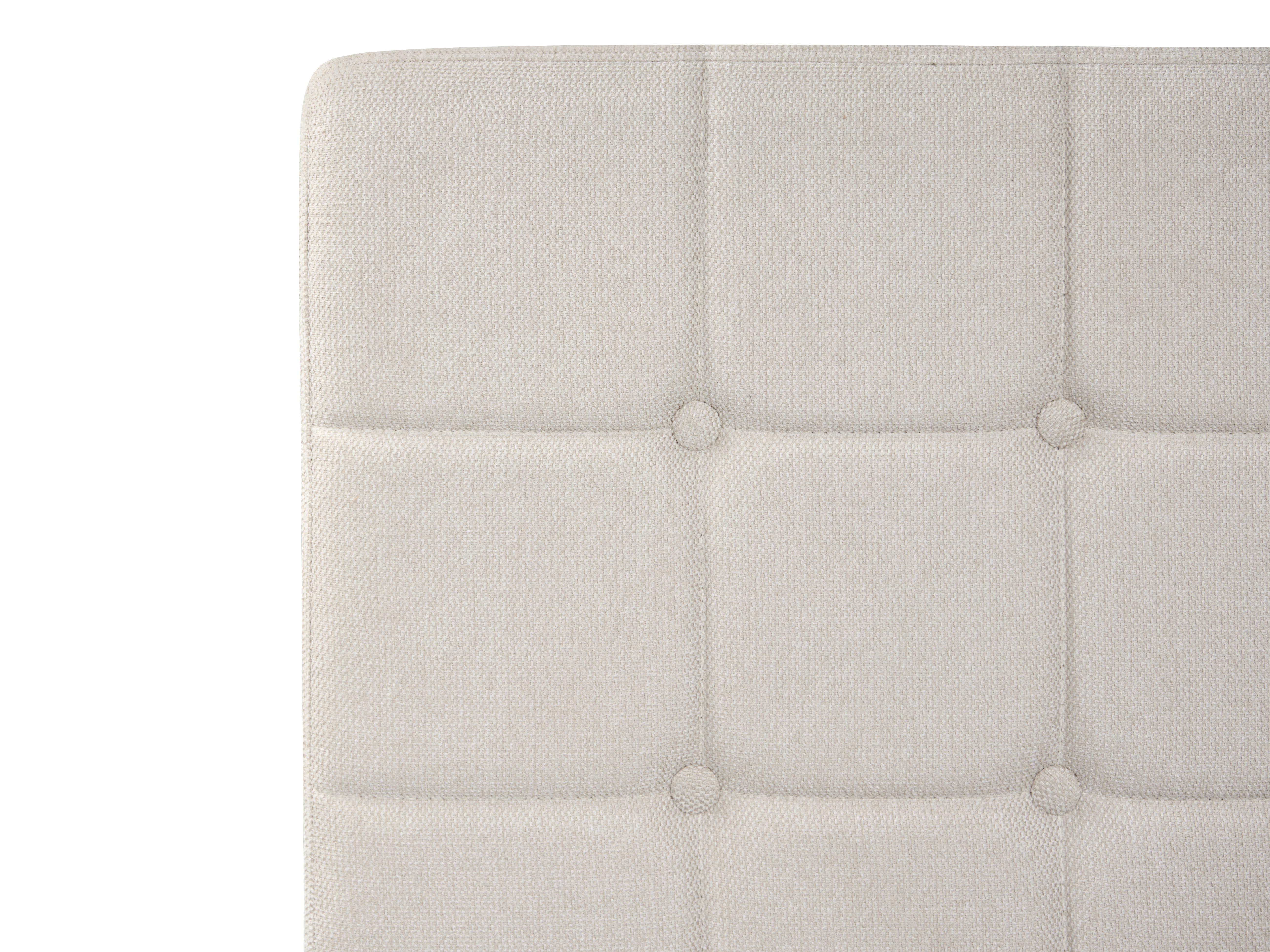 Verstelbaar bed Stof DUKE 90 x 200 cm Lichtbeige