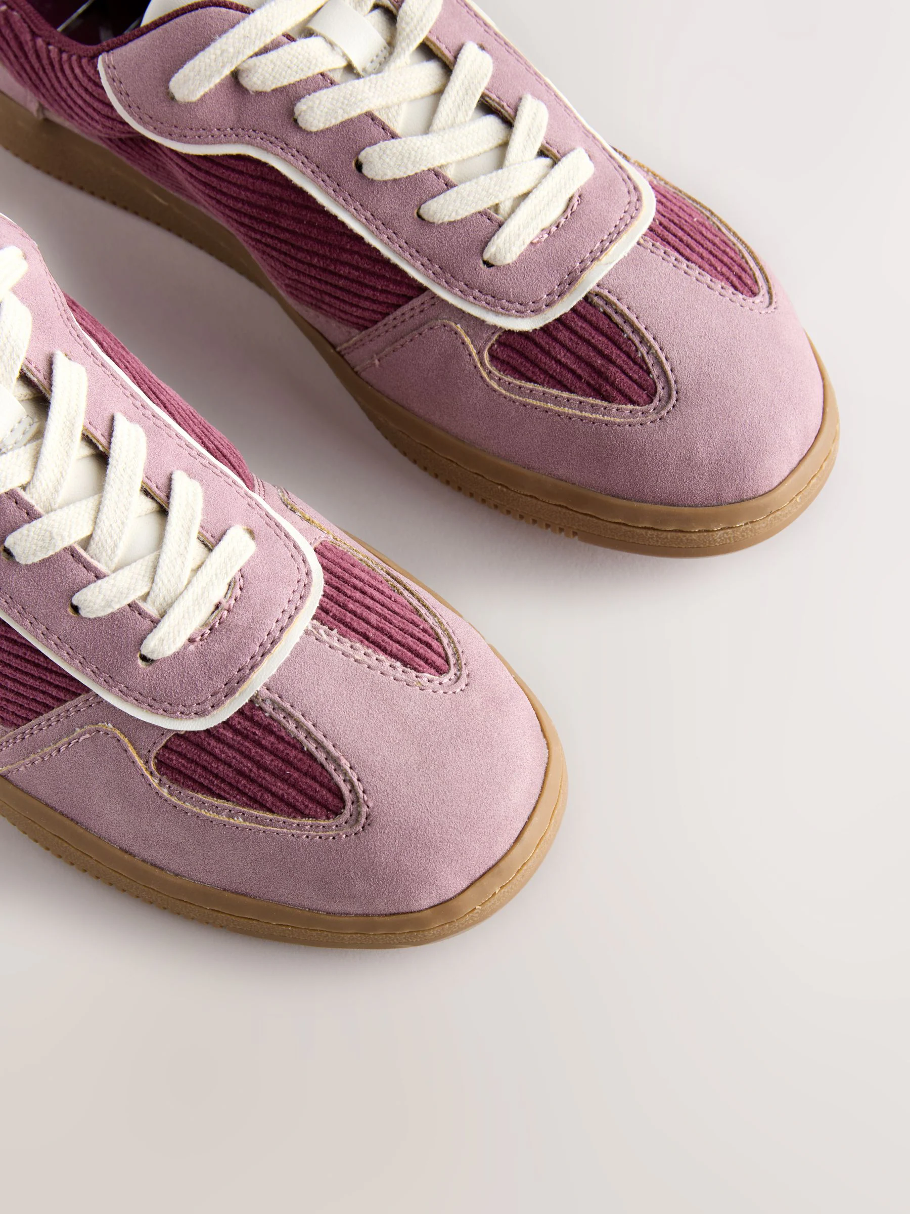 Roze corduroy - Forever Comfort® vetersneakers