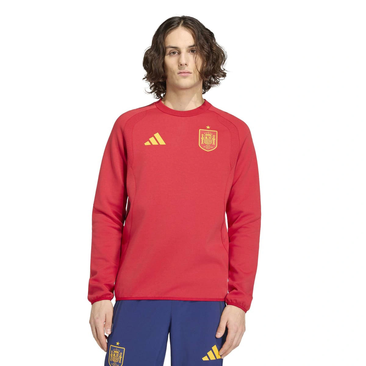 Sweatshirt adidas Espanha Fanswear Mundial 2026