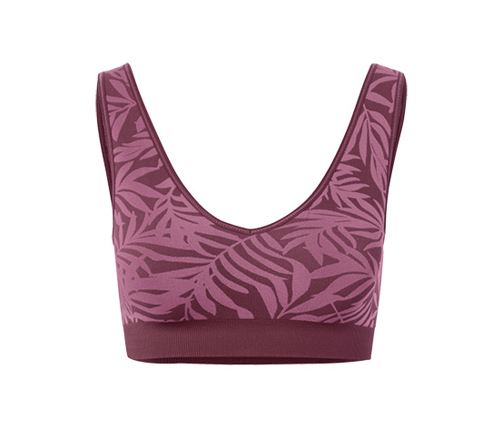 Seamless-Sport-Bustier, pflaume
