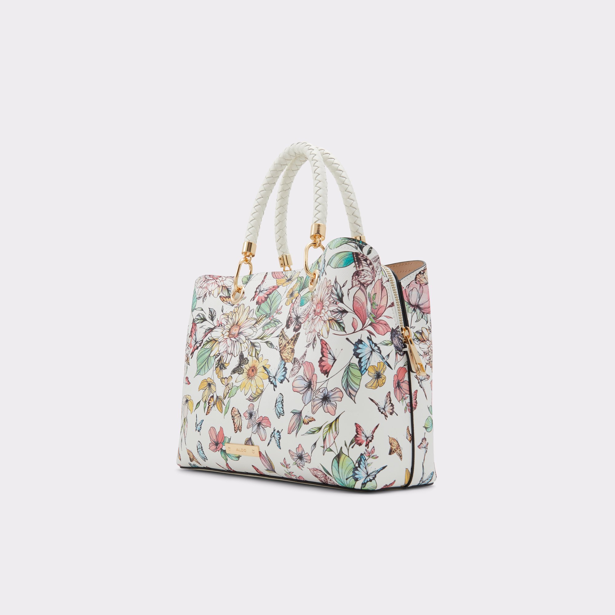 Myrtela White Women Tote Bags