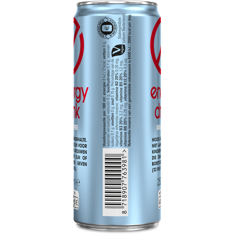 E Energy drink sugarfree