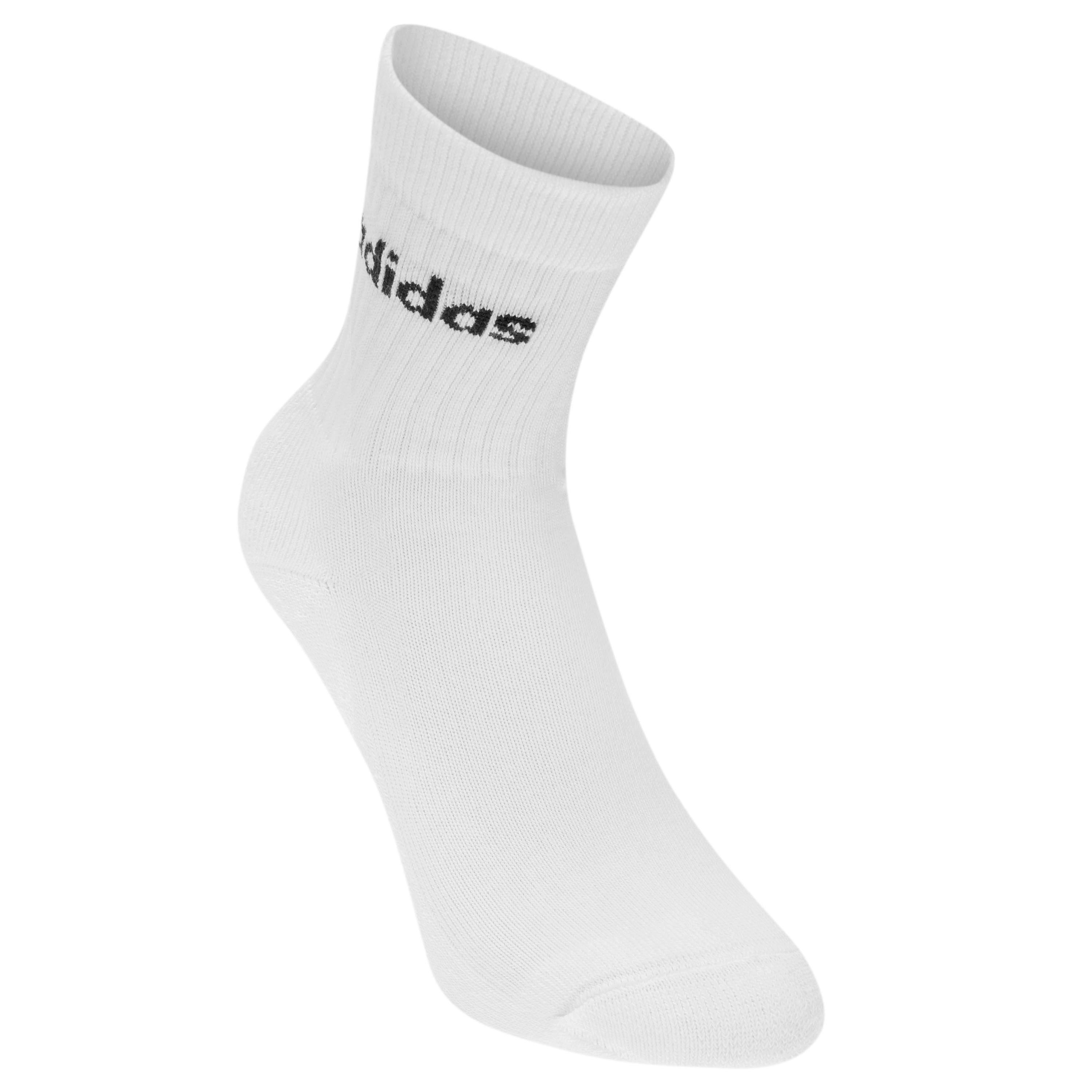 adidas Half-Cushioned Crew 3 Pack Socks