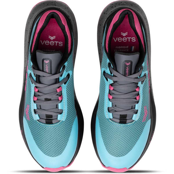 Chaussure trail VEETS UTOPIK X-TERRA MIF1 W GRIS/BLEU/ROSE