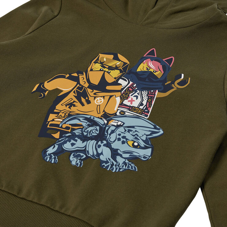 LEGO kidswear-LEGO børnetøj LWSCOUT 701 - SWEATSHIRT Dark khaki