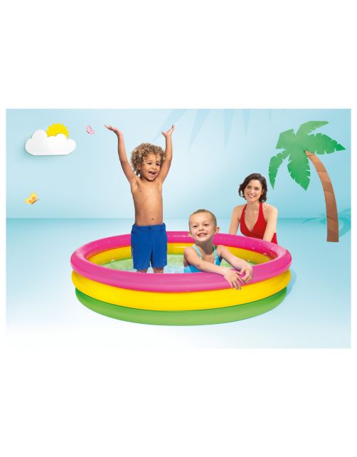 Intex Opblaas Zwembad Sunset Glow - Easy Set Baden - Ø147x33 cm
