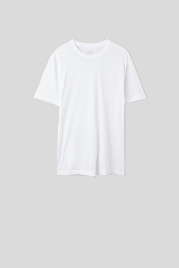 Camiseta de corte reto em algodão extrafino Supima®