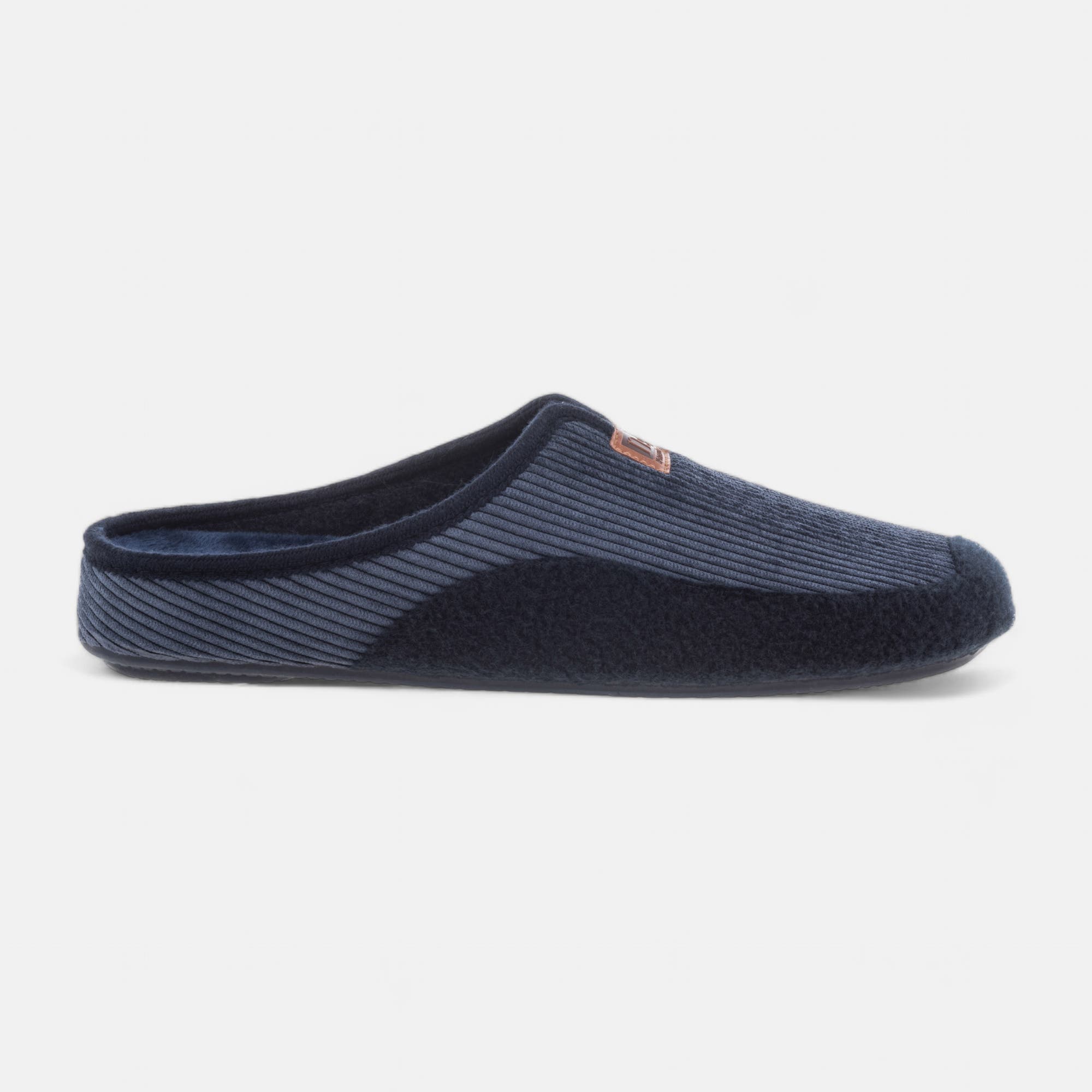 Pantoufles mules Homme bleu marine