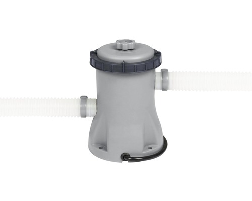Bovengronds zwembadframe zwembadset Bestway Steel Pro MAX™ rond Ø 366x76 cm incl. cartridge filtersysteem lichtgrijs