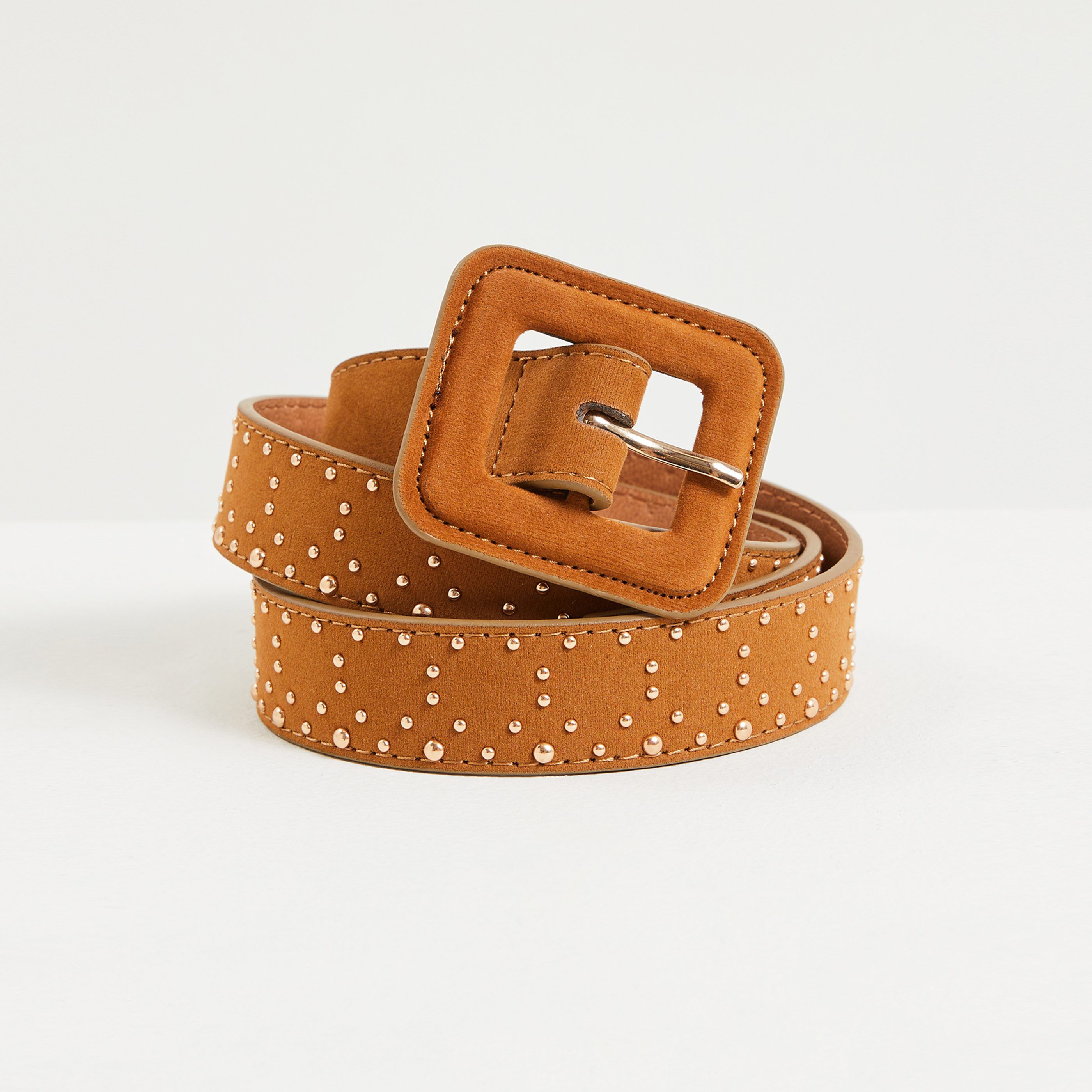 Ceinture suédine femme - CAMEL
