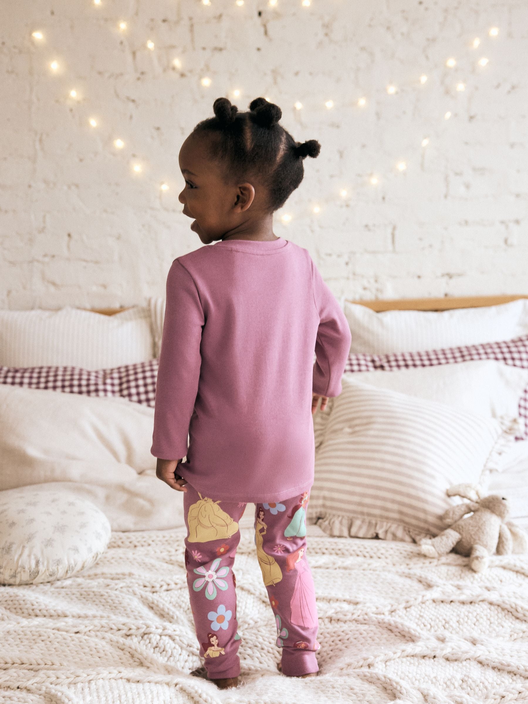 Paars - Disney Princess Snuggle Pyjamas (9mths-10yrs)