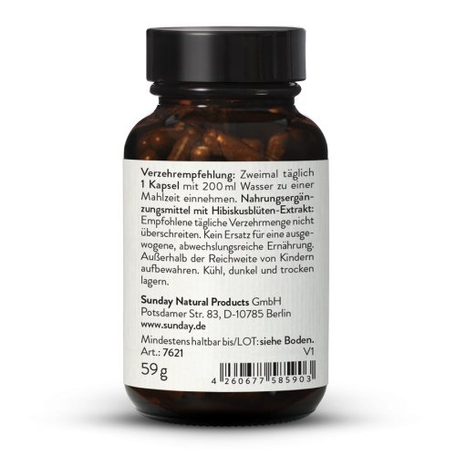 Sunday Natural Products  Hibiskusblüten Extrakt