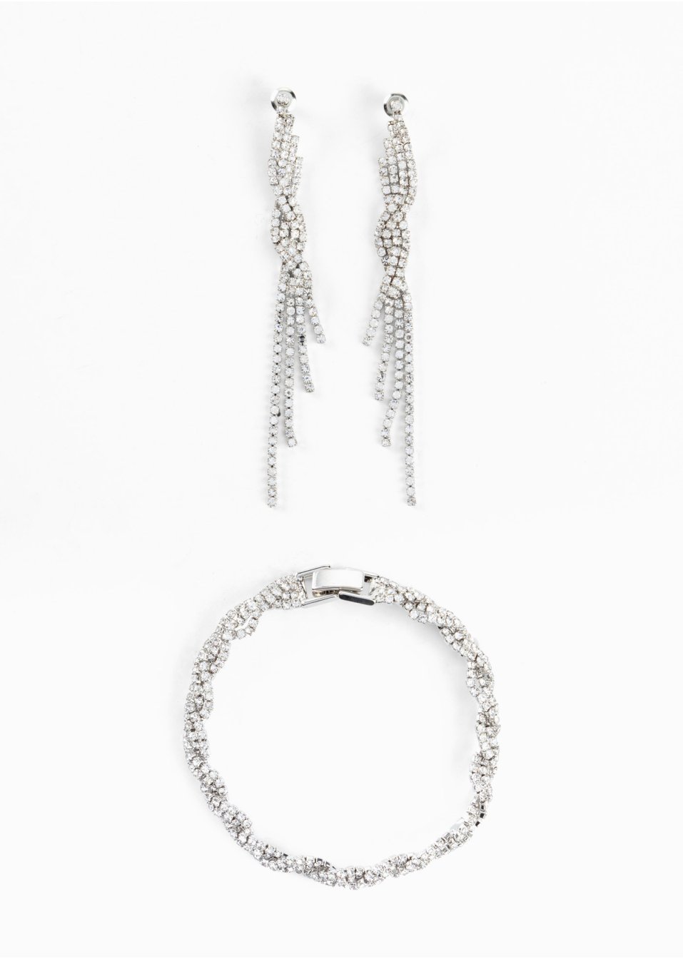 Bracelet, boucles d'oreilles (Ens. 3 pces.)