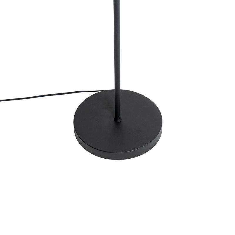 Moderne vloerlamp zwart 2-lichts - Stijn