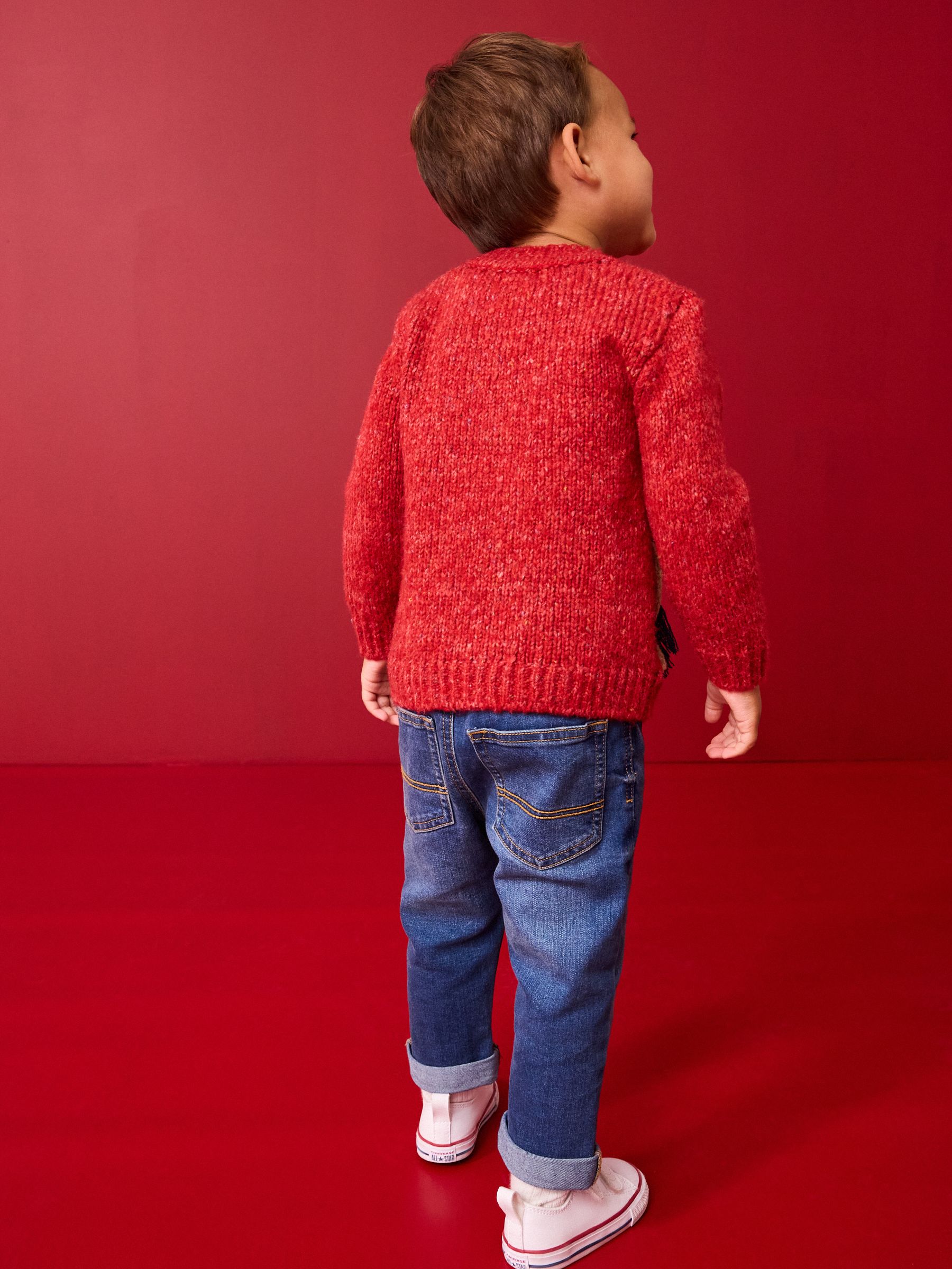 Rood rendier - Kersttrui (3 mnd-7 jr)