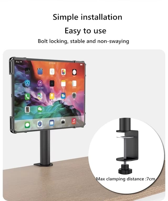 NÖRDIC Bordstativ til tablet 7-13