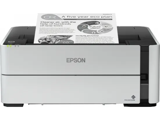 Epson EcoTank ET-M1180 - Printer - S/H - Duplex - blækprinter - kan genopfyldes - A4/Legal - 1200 x 2400 dpi - op til 20 spm - kapacitet: 250 ark - USB 2.0, LAN, Wi-Fi