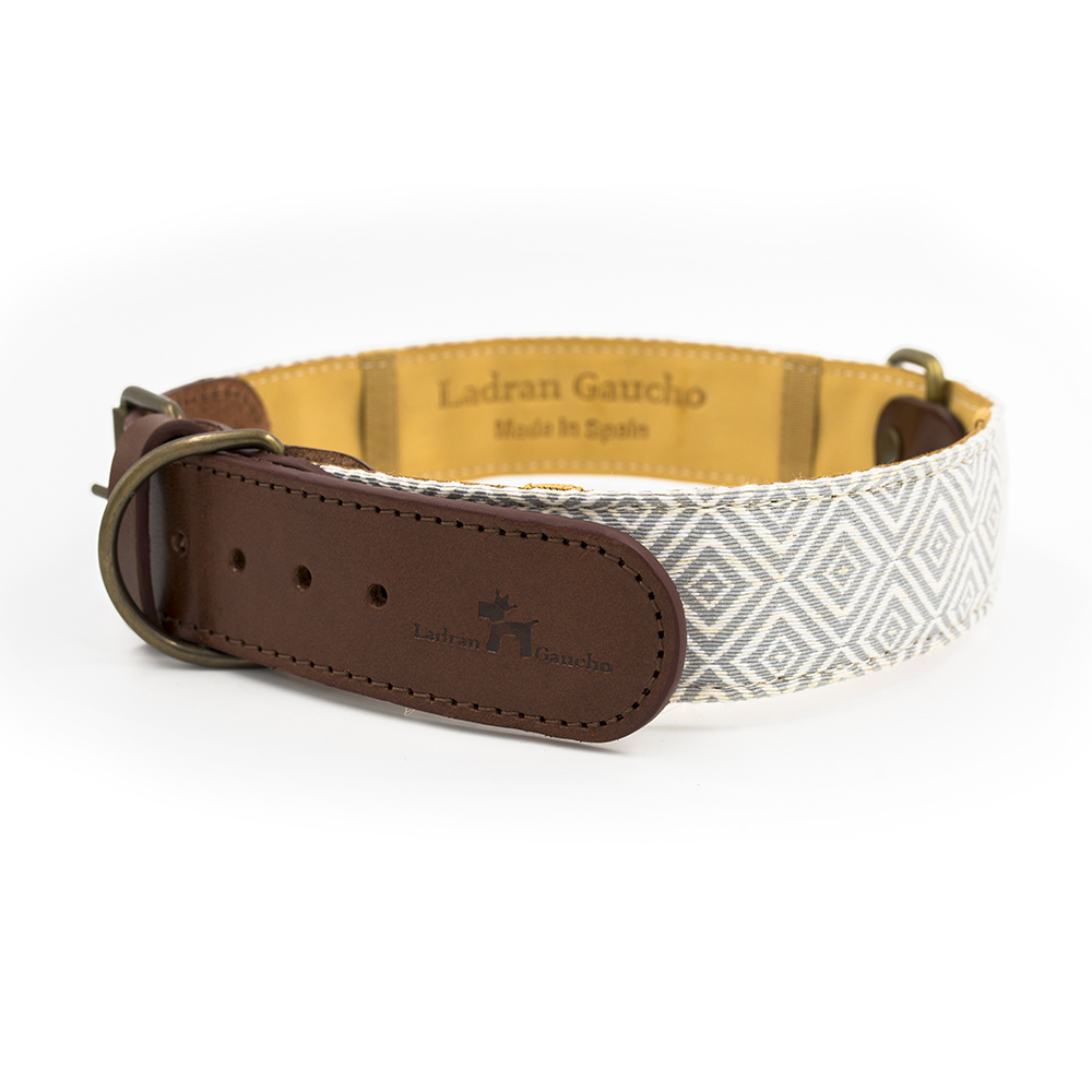 Coleira de cortiça artesanal Barking Gaucho para cães