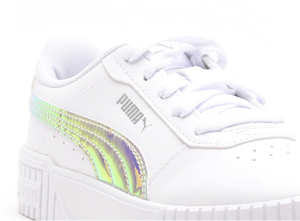 Puma basses enfant ps carina  20 holo blanc