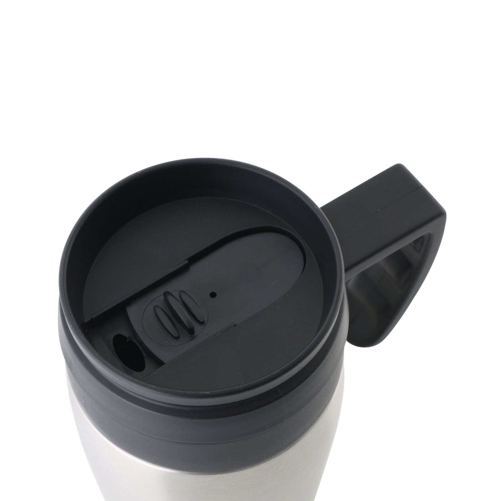 Isolierbecher EDS mit Henkelgriff 400ml schwarz/EDS