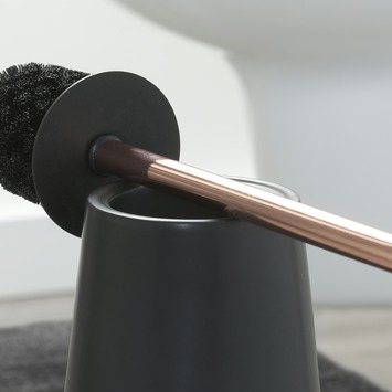 Sealskin Conical toiletborstelhouder porselein zwart