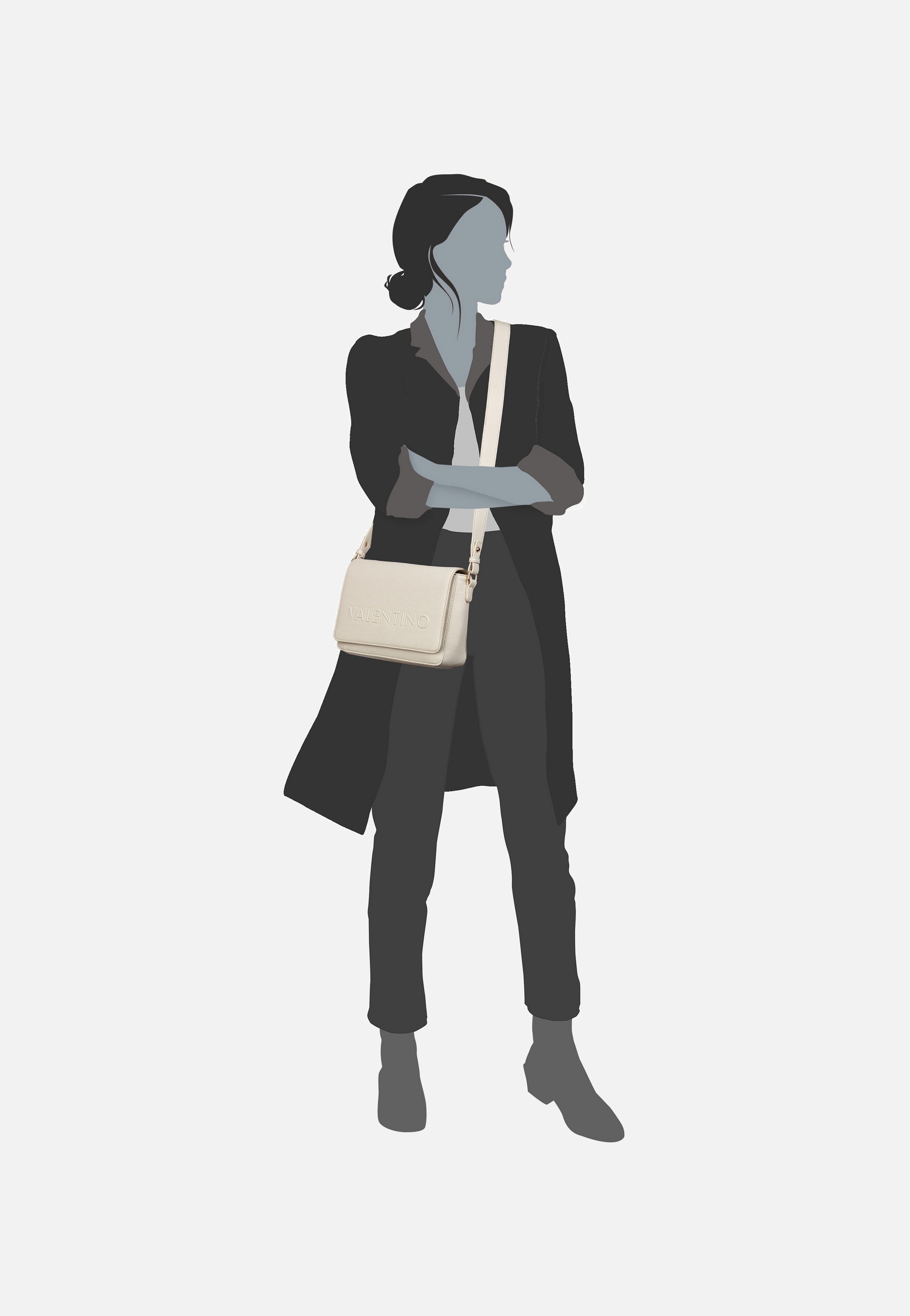 Rised RE P909 Ecru - Crossbody Bag