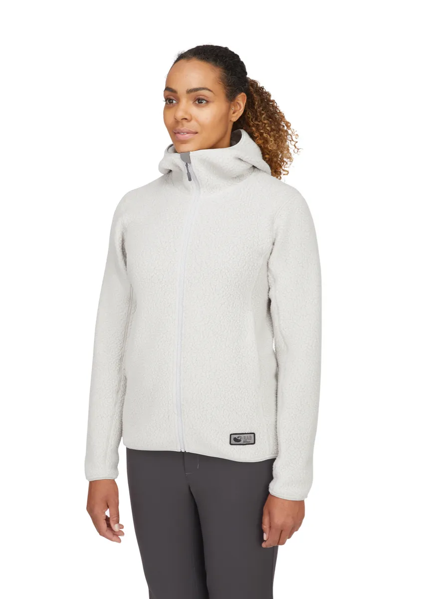 Rab Shearling Hoody Wmns Pewter